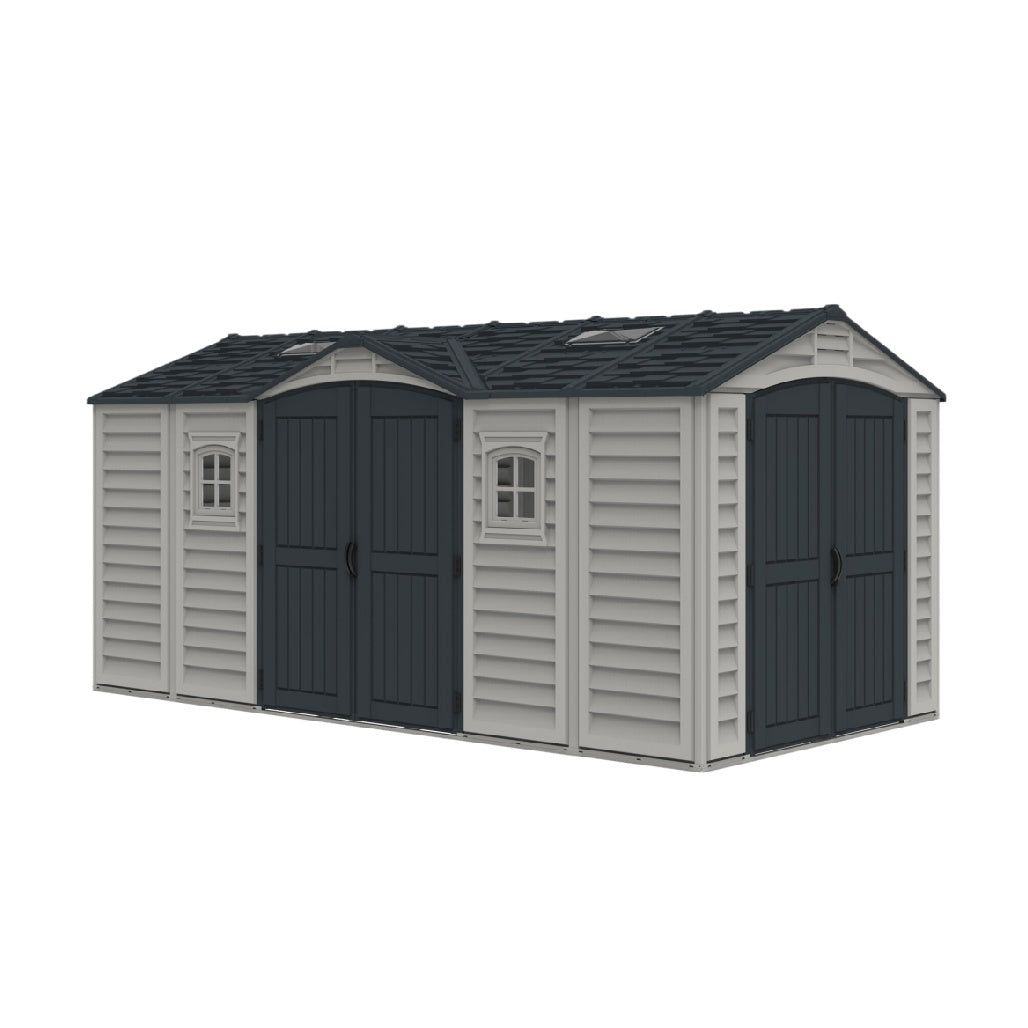 工具小屋用于户外存储,塑料材质,240 x 120 x 180